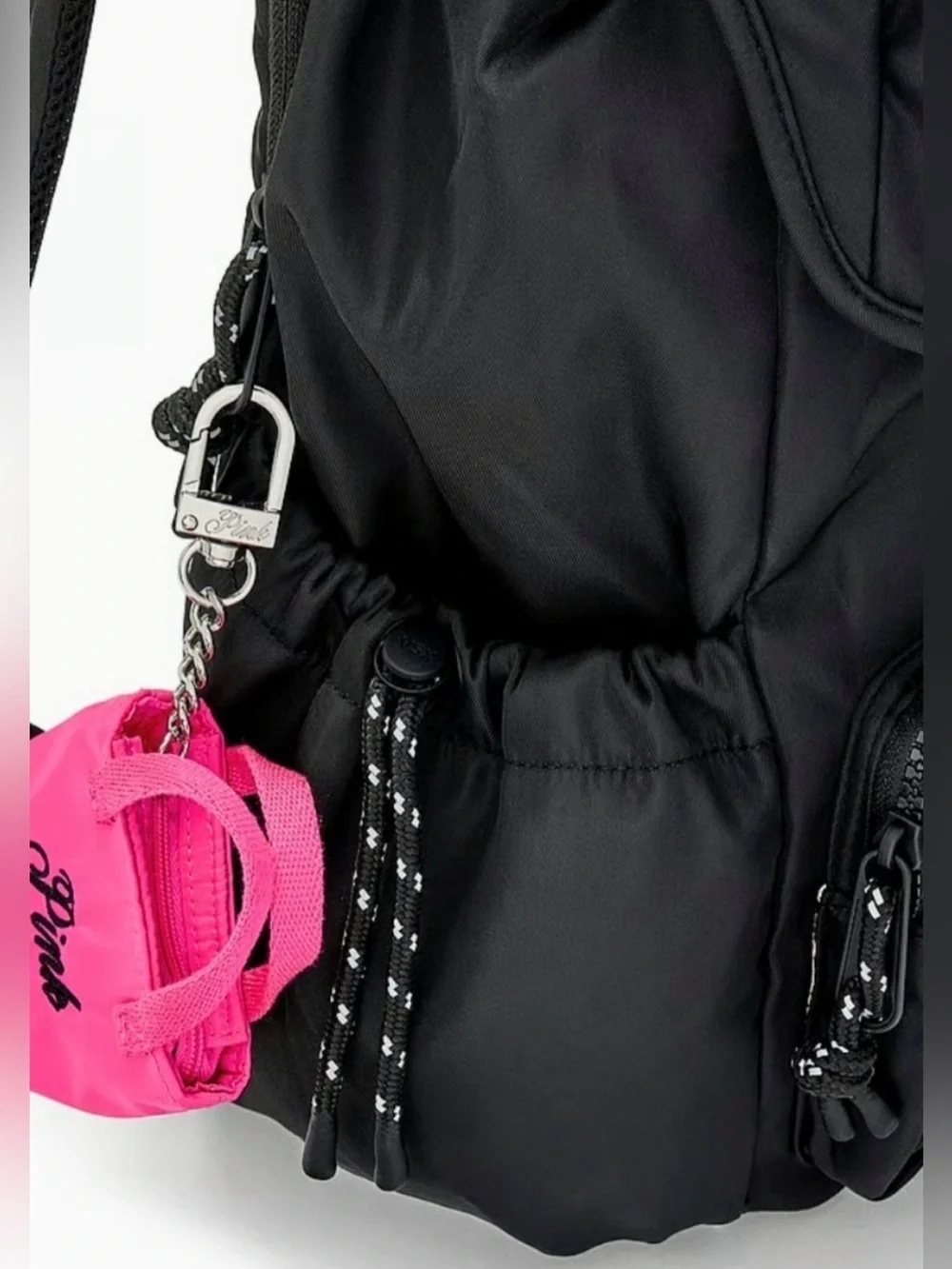 Victoria's Secret Pink Mini Tote Keychain Charm  Extra baggage (the good kind)